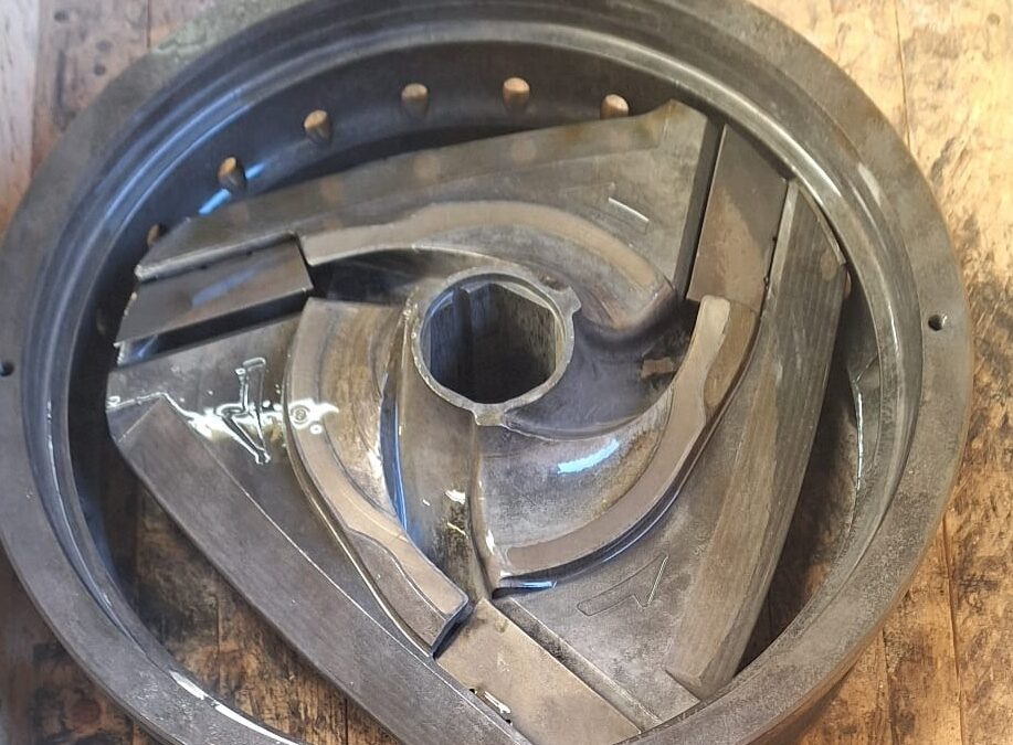 Specialist Cleaning of a  Plastic Filtration Set’s Blade Housing