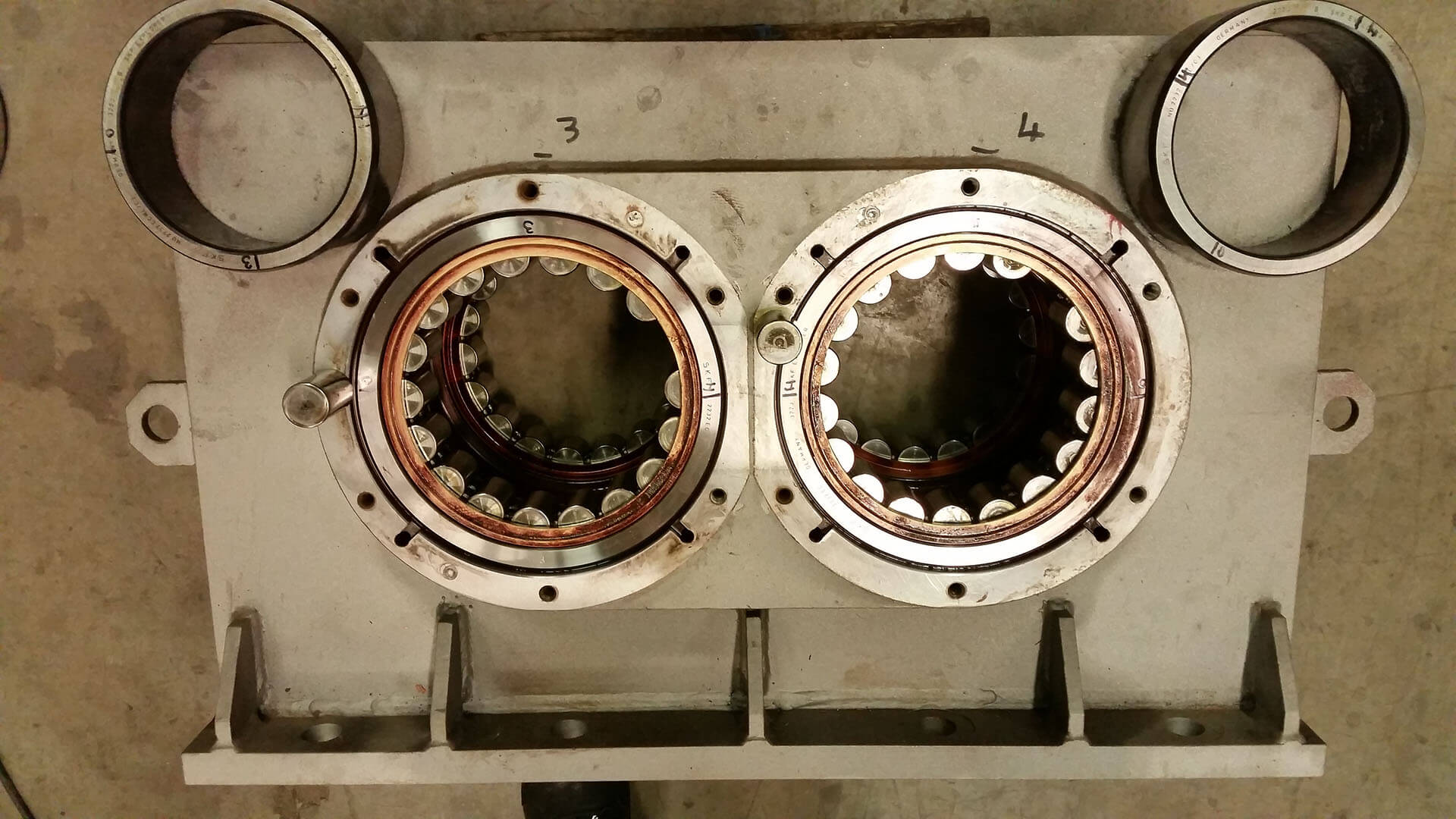 Exciter Gearbox Cleaned, Dried & Wrapped